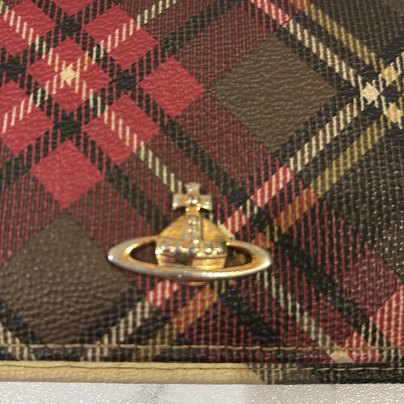 Vivienne Westwood Tartan Long Wallet in Box - Picture 11 of 11